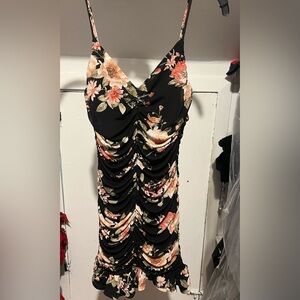 Privy Black Floral Dress